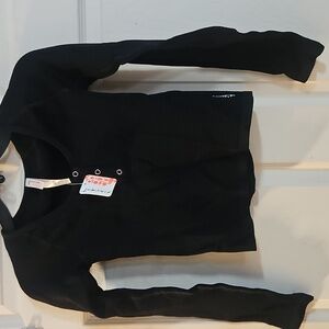 FP Movement by Free People Black Long Sleeve Top